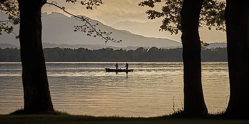 Out Fishing v2 Art Print
