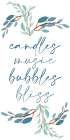 French Blue 6 Bathroom Art Print