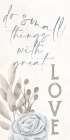 Simply Blessed Floral 2 Art Print