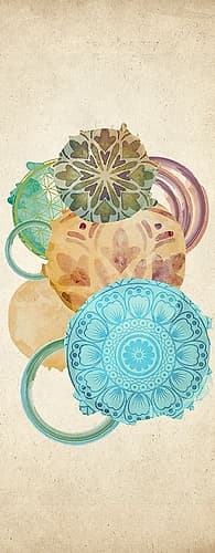 Circled 3 Decorative Print