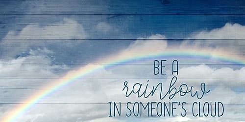 Be A Rainbow Art Print