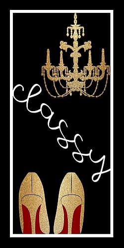 Classy Fashion Print