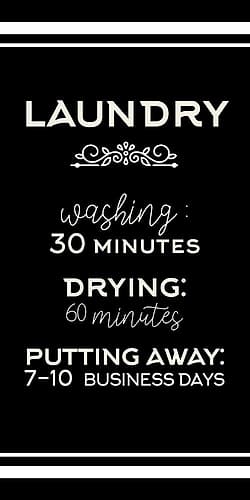 Laundry Days Leisure Print