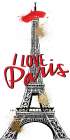 I Love Paris 1 Art Print