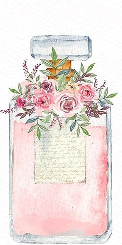 Pink Scent 1 Fashion Print