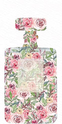 Pink Scent 3 Fashion Print