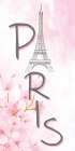 Cherry Blossom Paris 1 Art Print