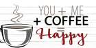 You + ME + Coffee Kitchen Print
