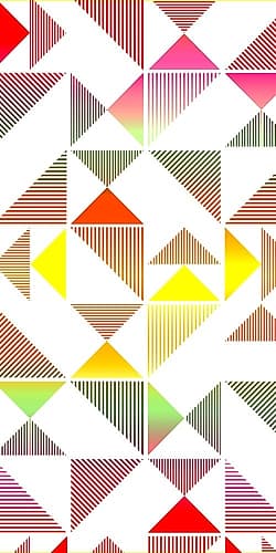 Triangle Panel 1 V2 Art Print by Kimberly Allen