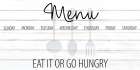 Menu Kitchen Print