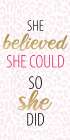 Believe Sparkle 1 Art Print