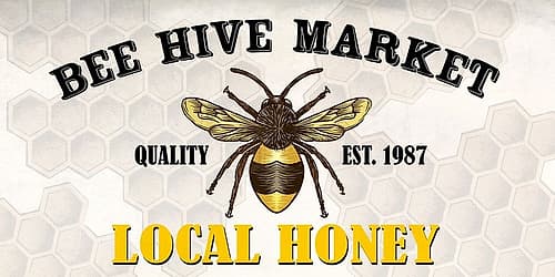 Bee Hive Market 2 Art Print