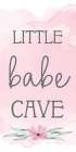Little Babe Cave 1 Pop Culture Print