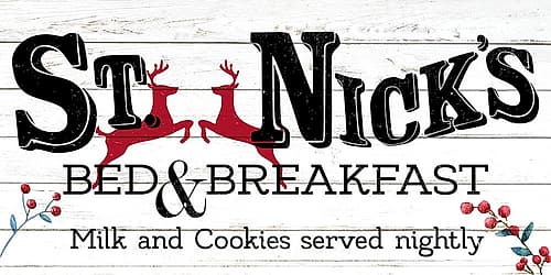 St Nicks Holidays Print