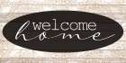 Welcome Home Wood Art Print