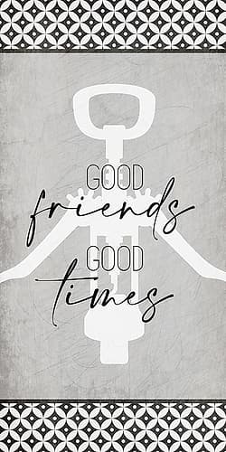 Good Times Wine 6 Spirits Print