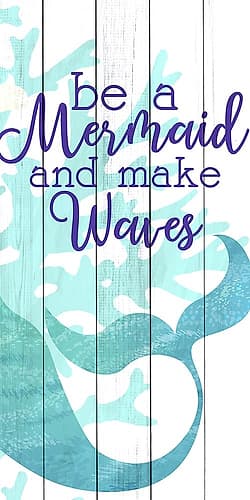 Mermaid Heart 2 Art Print