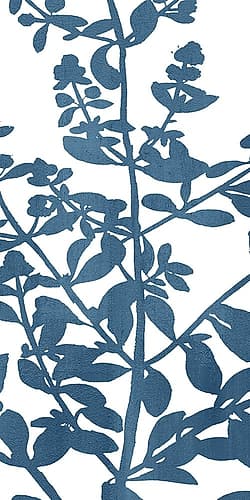 Botanical Panel Blues 1 Nature Print