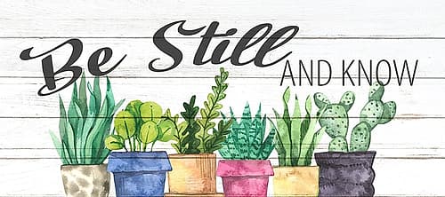 Be Still Plants Art Print by Kimberly Allen