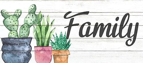 Family Plants Art Print