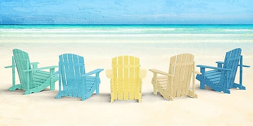 Sea View Coastal Print