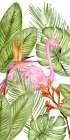 Flamingo Panel 1 Art Print