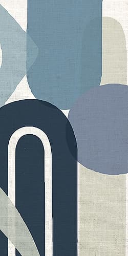 Abstract Shape Panel 1 Art Print by Kimberly Allen