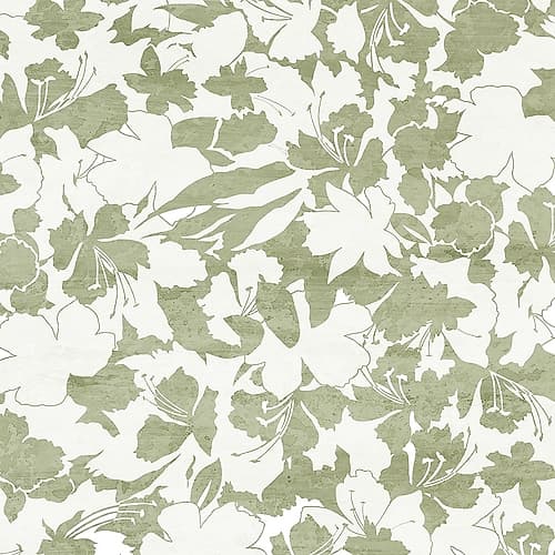 Pattern Flowers Square 1 Art Print