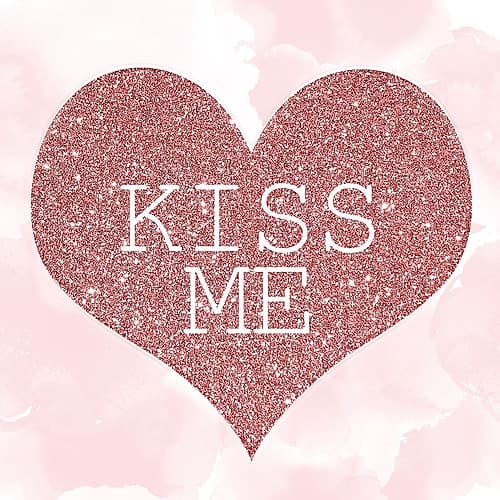 Glitter Heart 1 Signs Print
