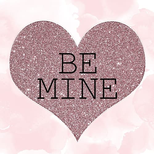 Glitter Heart 2 Signs Print