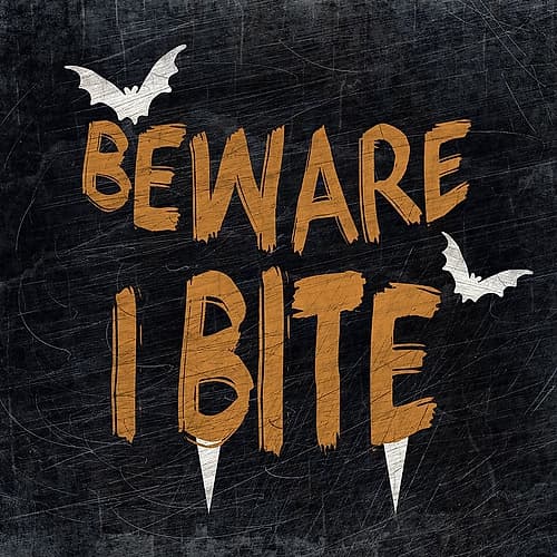 Beware Art Print