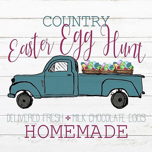 Country Egg Hunt Art Print