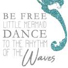 Mermaid Dreams 2 Silver Art Print