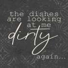 The Dishes Squared Kitchen Print