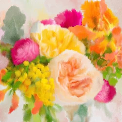 Burst of Color Art Print