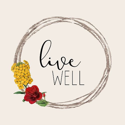 Live Well 3 Art Print