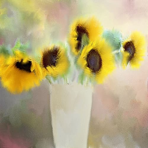 Sunny Bouquet Art Print