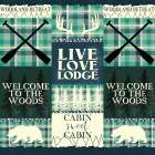 Welcome to The Woods Art Print