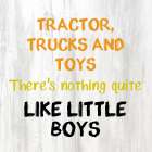 Tractor and Trucks 2 v2 Art Print