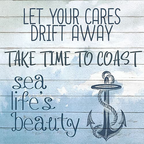 Lessons From The Ocean 1 Coastal Print