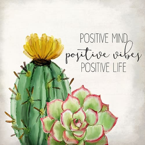 Positive Mind Art Print