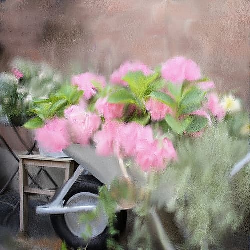 In The Garden Art Print