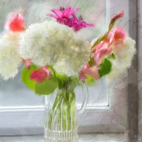 In the Window Art Print