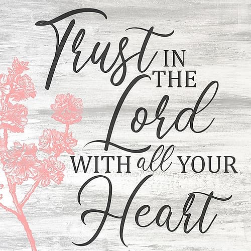 Trust In The Lord Religious Print