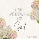 Be Still Floral Art Print