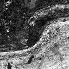 Black and White River Art Print