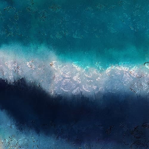Ocean Wave Art Print by Kimberly Allen