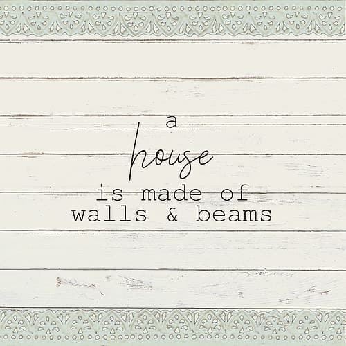 House and Home 1 Art Print