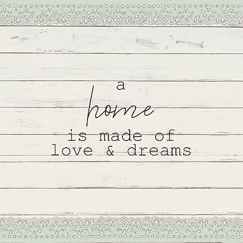 House and Home 2 Inspirational Print