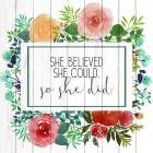 She Believed 2 Art Print